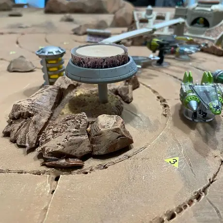 Pod Racer retheme!  I was inspired by Scott Ferrier's great embellishment using Fantasy chariots..