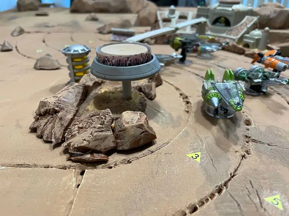 Pod Racer retheme!  I was inspired by Scott Ferrier's great embellishment using Fantasy chariots..