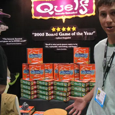Quelf and designer at SDCC