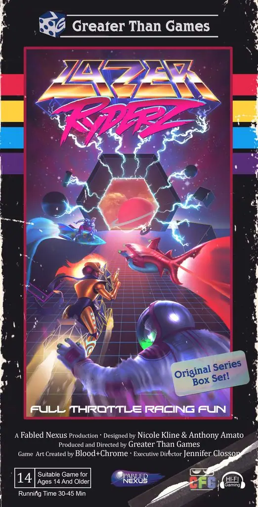 Official box cover art. Radical!