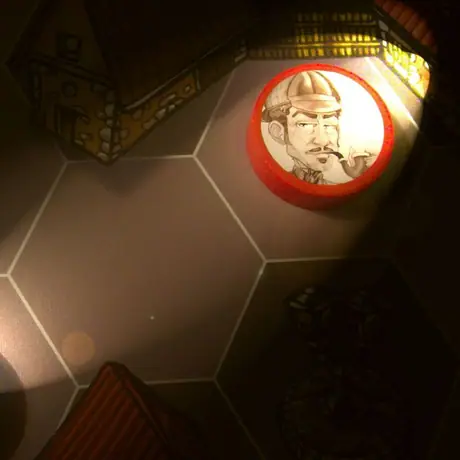 Holmes!? For God's sake, for a minute I thought you were the killer!!