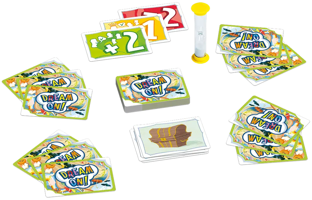 Dream On!, CMON Limited, 2017 — components (image provided by the publisher)