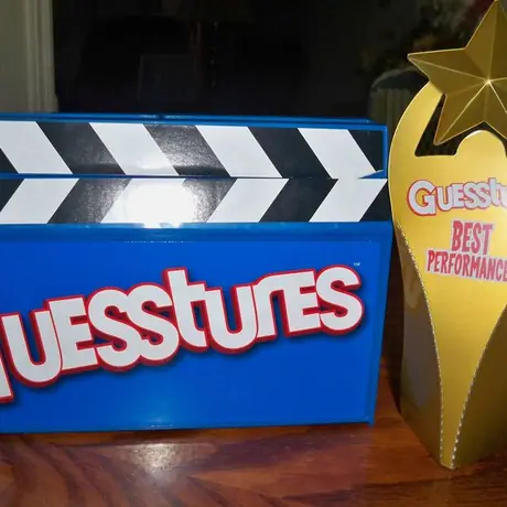 The timer with the 'golden' plastic trophy to be given out to the best performance of the game each time you play.