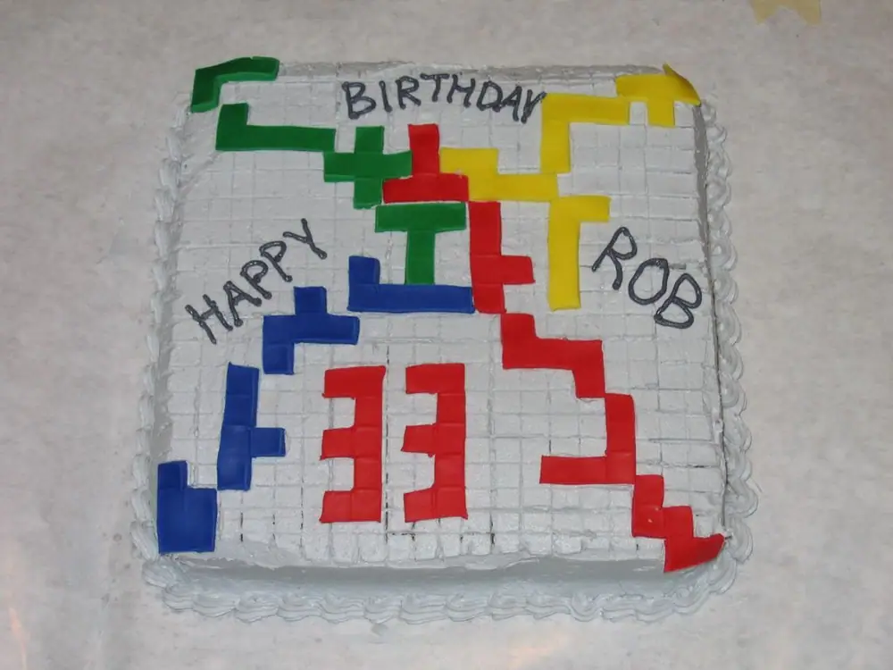 Blokus Birthday Cake