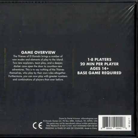 English Kickstarter edition - Back of the box