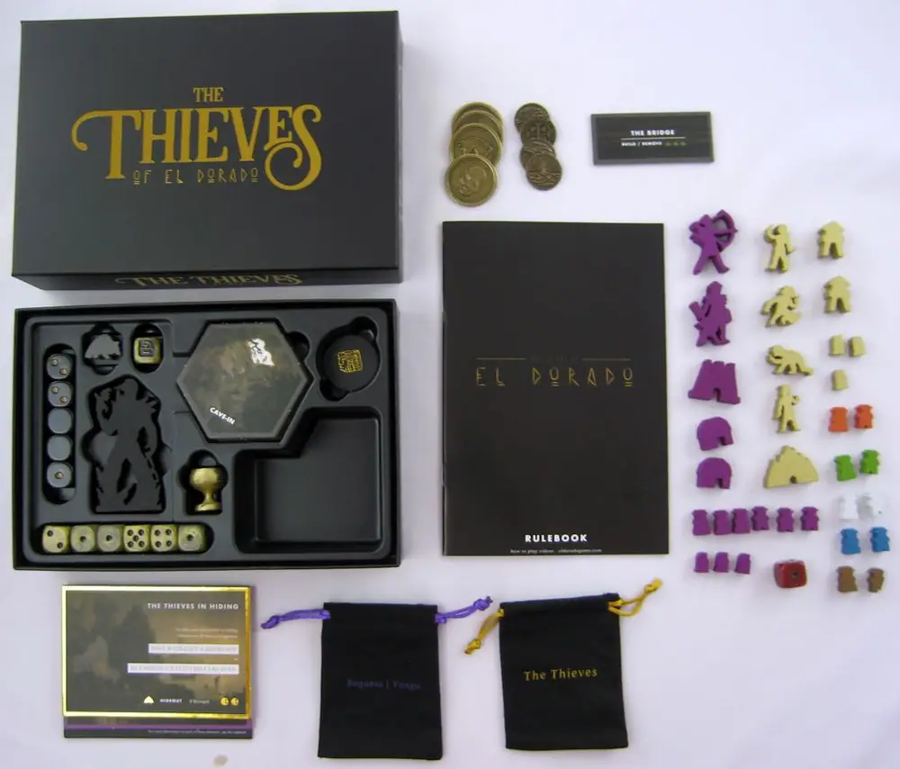 The Island Of El Dorado: The Thieves Of El Dorado - contents of expansion