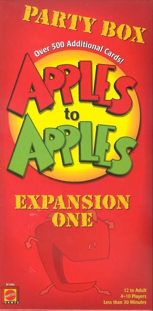 Apples to Apples Party Box Expansion One box cover