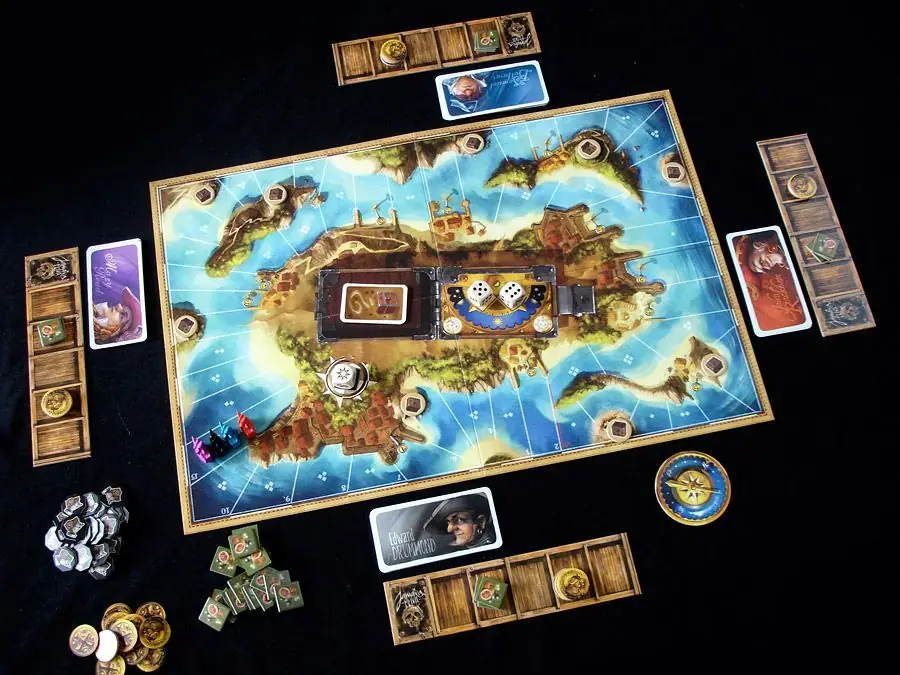 Jamaica set up for 4 players