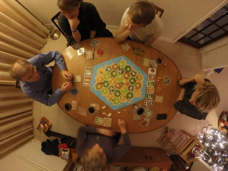 From above! I got a time lapse of this game, over 3 hours condensed into 30 seconds!