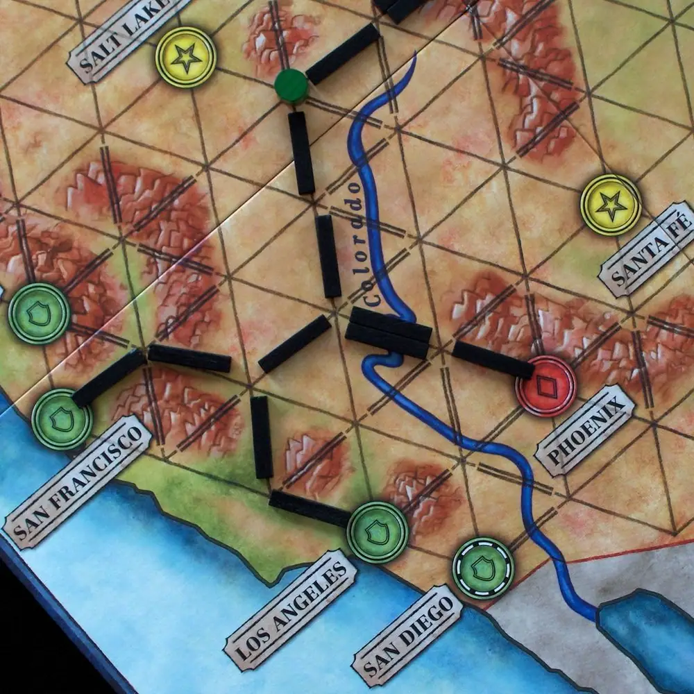 Winding through tough terrain on the West Coast