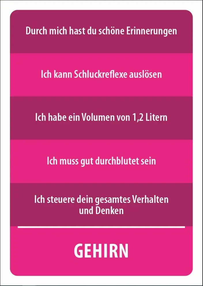 Card example from German edition