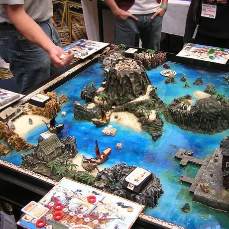 Days of Wonder Pirate's Cove Gameboard at KublaCon 05