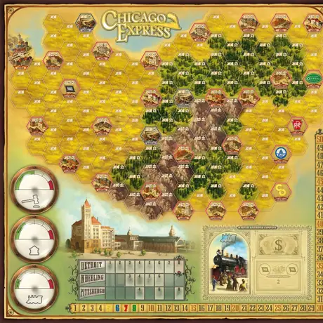 Gameboard Chicago Express higher resolution
