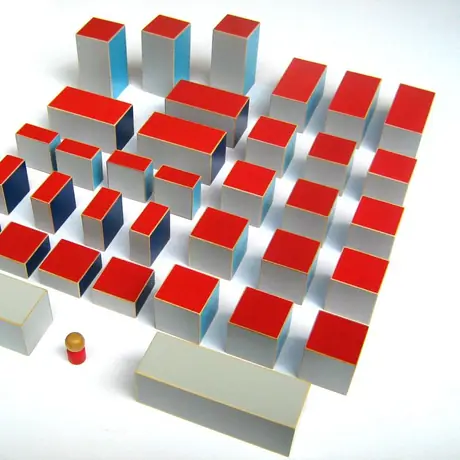 Red pawn can climb on all red or grey (neutral) surfaces. The other players` colours follow the same pattern on the blocks.