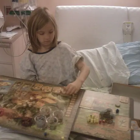 My 7 year old isn't going to let something like the H1N1 stop her from playing her favorite game