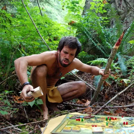 A game of Stone Age with my friend Gurg.