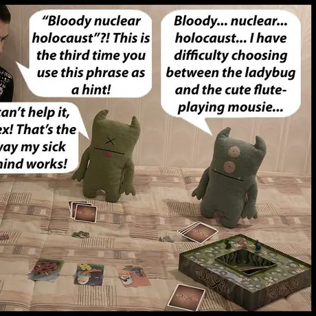 With Grün as the Storyteller, Dixit always became a game of apocalyptic connotations...
