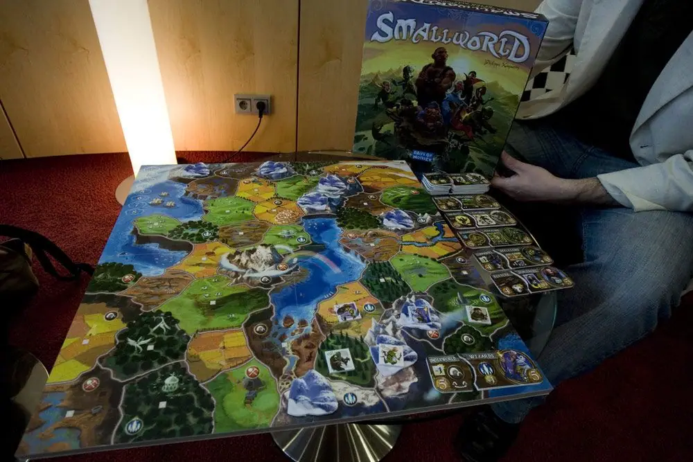 Game components on display
