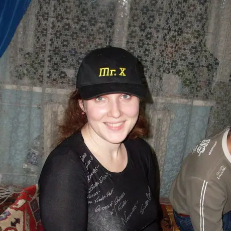 My wife as Mr. X