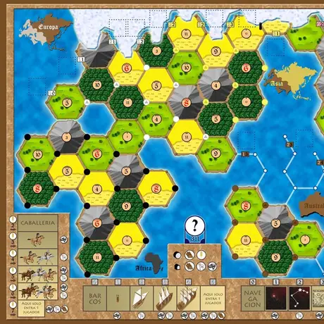 Catan all-in-one:stone age adapted:board