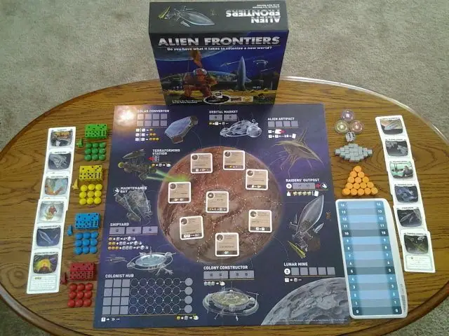 Alien Frontiers with all the components.