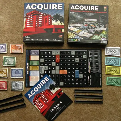 Acquire Components (2008 Avalon Hill Edition)