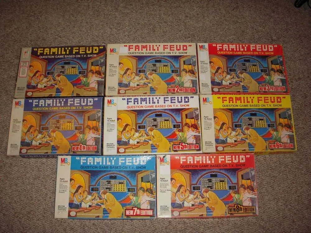 All 8 of the Original Milton Bradley Editions