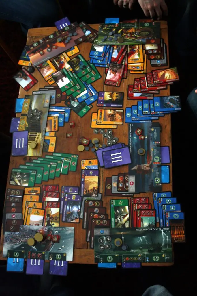 The game doesn't need that much space, but it certainly makes it easier to play! 6 pl. game after 3rd Age.