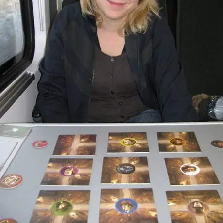 Playing Mr. Jack Pocket on the train