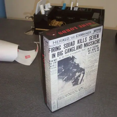 Changing the cover to St. Valentine's Day Massacre Newspaper 2