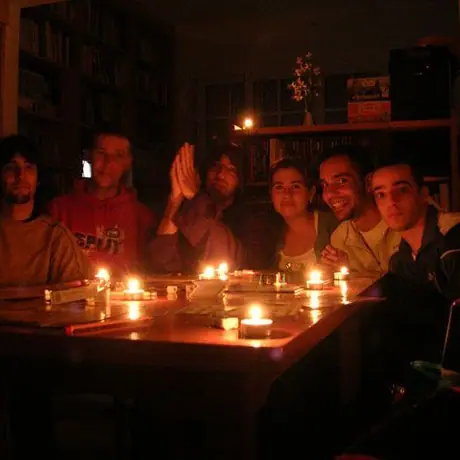 Playing "Mystery of the Abbey" the right way: turn off the lights, play a Gregorian chant CD and get inspired by the candlelight