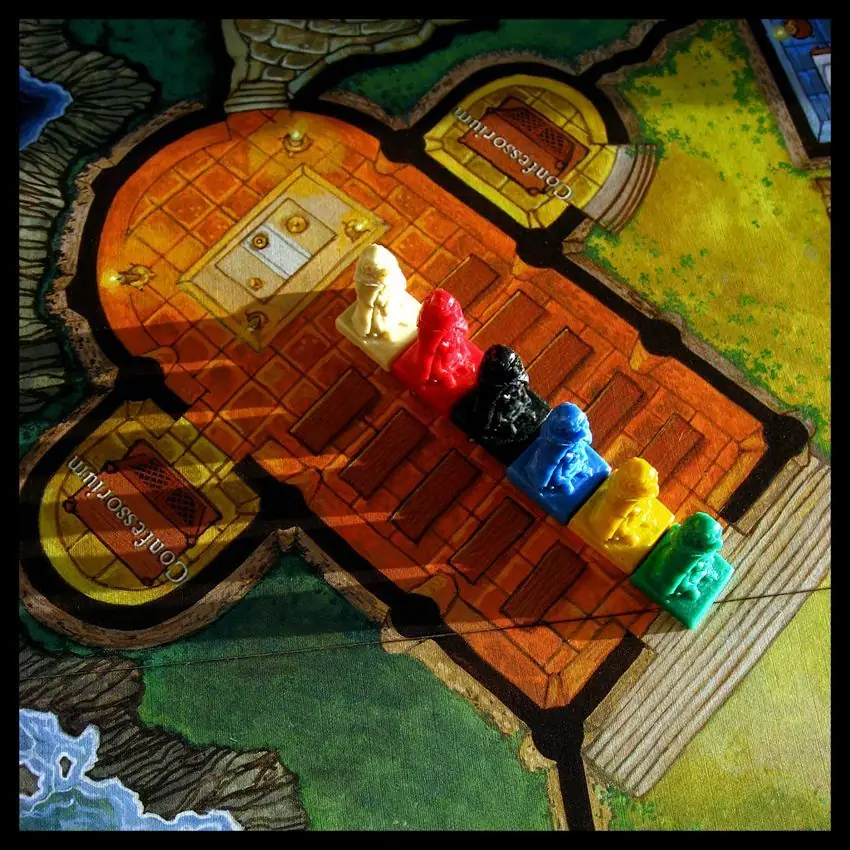 PROCESSUS EX ECCLESIA (detail of the game board)
