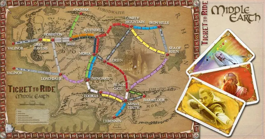 Join the Fellowship and explore Middle Earth! From Angmar to Minas Tirith, from Grey Havens to Mordor. Adventure awaits you! :)
